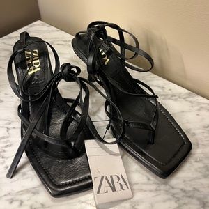 zara sandal heels